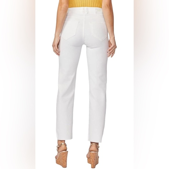 PAIGE Ivory Denim Pants - Picture 9 of 10